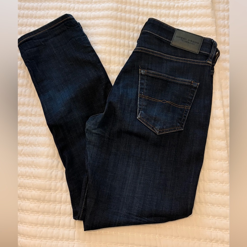 Dark Blue Womens Jeans - Classic Straight Fit 30W x 30L